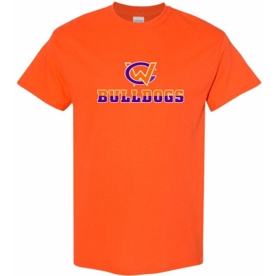 Bulldogs- Orange Basic Tee